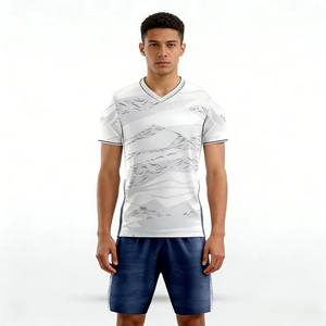 Quick Dry Multi Color Option Sublimation Printed Polyester Bulk Wholesale Customizable Logo Soccer Kit For Team Training <b>Match</b> - Product Image 4