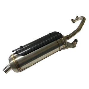 ระบบท่อไอเสียรถจักรยานยนต์แบบสแตนเลส 304 คุณภาพสูง สำหรับการแข่งขัน  ผิวขัดเงาแบบกระจก เชื่อมด้วยมือ - Product Image 1