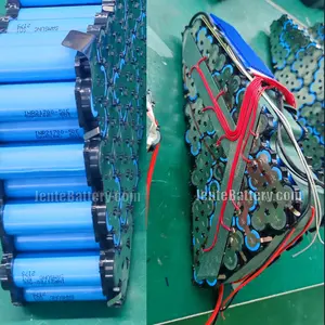 Kotak keras segitiga sepeda listrik, paket baterai Lithium segitiga 36V 48V 52V 60V 72V