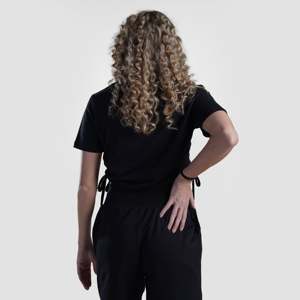 Active Shape Black Crop Tee Yogalicious <b>Top</b> Crop <b>Top</b> for Women - Product Image 2