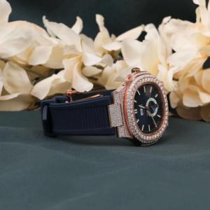 Reloj de Lujo con Diamantes de Imitación Vvs, Reloj Mecánico de Acero Inoxidable de Alta Calidad de Fábrica, Estilo Hip Hop para Hombre - Product Image 3