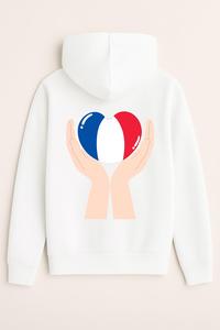 Sudadera con capucha vintage, Sudadera con capucha personalizada, logotipo de impresión informal en blanco, Sudadera con capucha unisex bordada de gran tamaño para hombre - Product Image 2