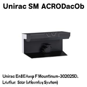 ตัวหนีบปลายราง Unirac SM รุ่น F สีดำอะลูมิเนียม-302025D - Product Image 3
