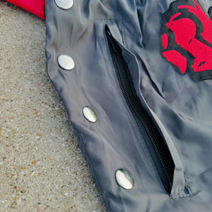 Nouveau USA Streetwear mode été bouton Snap Chenille broderie coupe-vent natation hommes Nylon noir Shorts pour hommes - Product Image 5