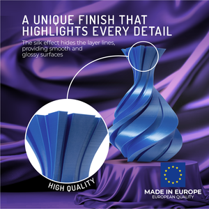 Filamento PLA de Seda WINKLE de 1.75 mm y 1 kg para Impresora 3D, Material Biodegradable de Alta Precisión y Fácil Impresión, Venta al por Mayor FDM - Product Image 2