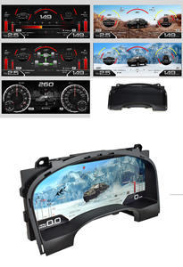 15 "IPS LCD USB Tableau de bord Compteur de vitesse Cluster numérique Chevrolet Silverado Tahoe Suburban <span class=keywords><strong>GMC</strong></span> Yukon Sierra Avalanche 2007-2013 - Product Image 2