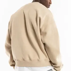 Haute qualité plaine épais pull hommes sweat-shirts Logo personnalisé sweat-shirt décontracté Streetwear confortable mode mencustom - Product Image 2