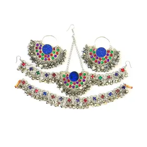 Low Cost High Quality Vintage Jewelry Sets For Ladies Vintage Jewelry Choker And Earrings Sets On Sale