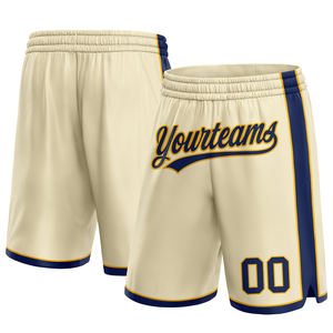 Pantalones cortos de baloncesto bordados sólidos auténticos personalizados 100% malla poliéster ligero transpirable uniformes de equipo de secado rápido para - Product Image 3