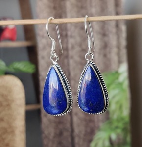 Boho สไตล์925เงินสเตอร์ลิงต่างหูอัญมณีเครื่องประดับต่างหูเงินทำด้วยมือเครื่องประดับต่างหูสำหรับผู้หญิงของขวัญแต่งงานสำหรับเธอ - Product Image 2