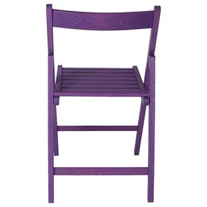 WELL HOME เก้าอี้ไม้บีชสีไลแลค รุ่น BAS ขนาด 43x47x79 ซม. เก้าอี้สำหรับสวน - Product Image 5