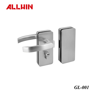 Glass Swinging Glass Door Patch Clamp <b>Latch</b> Glass Door <b>Lock</b> Cylinder - Product Image 5