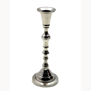 Portavelas de aluminio verde para candelabro Navidad hogar decorativo Mesa restaurante artesanía a granel - Product Image 4