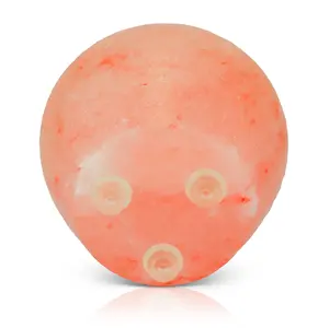 Bougeoir à tambour de sel rose, Bougeoir à bougie chauffe-plat en forme de cylindre de sel de l'Himalaya, Lumière de style cylindre rond à lueur de l'Himalaya - Product Image 3