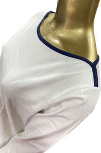 Haute qualité GRS certifié écologique Slim coton organique T-Shirt pour femme personnalisable impression motif bouton broderie rapide - Product Image 2