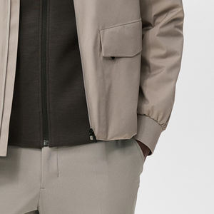 Vestes bomber pour hommes en tissu respirant, fermeture éclair OEM, prix bas, vestes pour hommes tendance, meilleur logo personnalisé imprimé 2026 - Product Image 4