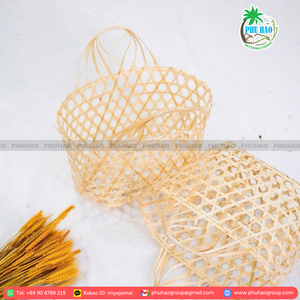 PRODUIT DE VENTE CHAUDE PANIER CADEAU en bambou écologique Parfait pour conserver les fruits frais et organiser vos essentiels de cuisine - Product Image 3