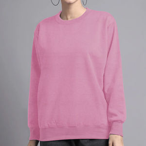 Sudadera de Mujer con Logotipo Personalizado de Fábrica, Invierno, Estampada, 100% Algodón, Felpa, Transpirable, Cuello Redondo, Talla Grande - Product Image 2