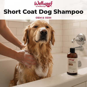 Shampoo pour chien à revêtement court 200 ml avec RedMoringa OEM PL Italie, shampoing pour animaux de compagnie en plastique pour chats, accessoire de salle de bain - Product Image 2