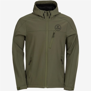 Veste Softshell d'hiver pour hommes, coupe-vent, imperméable, respirante, style streetwear, broderie technique personnalisée sur le devant - Product Image 3