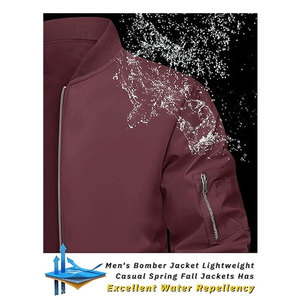 High Quality Custom Coated Stand Collar Bomber <b>Jacket</b> Unisex Winter Outdoor Windbreaker <b>Plus</b> <b>Size</b> for OEM Wholesale Customized - Product Image 2