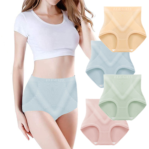 Mutandine da donna romantiche a vita alta in morbido cotone, taglio alto, effetto push-up, taglie XL XS, con fiocco e decorazioni intagliate, stile quotidiano - Product Image 1