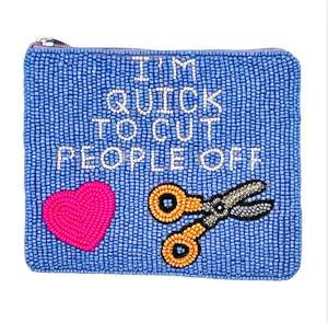 Bolsa de cuentas de vaquero de alta calidad, Mini monedero occidental multicolor, cierre de cremallera hecho a mano, accesorio de lona a la moda - Product Image 1