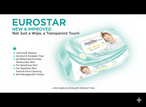 ผ้าเช็ดทำความสะอาดสำหรับผู้ใหญ่แบบไม่ทอ ผลิตตามสั่ง (OEM) เป็นมิตรกับสิ่งแวดล้อม ขนาด 18x15 ซม. บรรจุภัณฑ์แยกชิ้น ผลิตในตุรกี แพ็ค 80 ชิ้น ปราศจากแอลกอฮอล์ เนื้อนุ่มพิเศษ - Product Image 2