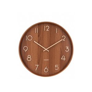 นาฬิกาแขวนผนังไม้สไตล์โบราณที่สร้างสรรค์ทำด้วยมือเข็มไม้ไผ่แสดงของตกแต่งบ้านที่ไม่เหมือนใครพร้อมสัมผัสส่วนตัว - Product Image 1