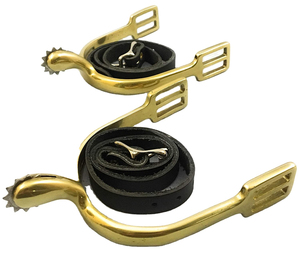 New High Quality Men's English Horsemanship <b>Spurs</b> 100% Stainless Steel Cavalry Horse Buckles Durable Equestrian <b>Gear</b> - Product Image 3