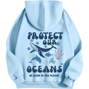 Premium Oversized Puff Print Hoodie Custom Unisex Fleece Cotton Diseño con capucha para hombre con logotipo bordado-Suministro al por mayor - Product Image 5