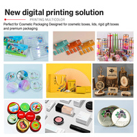 Machine d'impression numérique à encre UV CMYK automatique à grande vitesse pour les boîtes d'emballage et l'impression UV à plat multi-matériaux