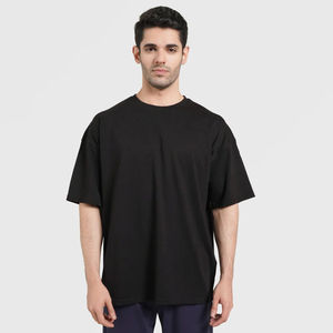 Camisetas Extra Grandes de Corte Cuadrado para Hombre, Impresión Serigráfica, Ropa Urbana Personalizada al por Mayor, Camiseta de Secado Rápido, Ecológica, de Estambre - Product Image 2