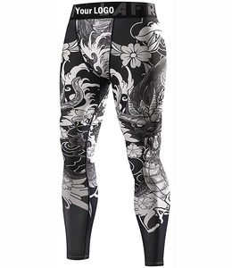 Leggings disponibles pour hommes et guêtres de compression Mma Grappling Vente en gros de guêtres de compression Bjj Grappling Mma pour hommes - Product Image 1