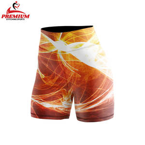 Pantalones cortos deportivos de cintura alta personalizados para mujer, patrón de sublimación de color sólido, pantalones cortos de Yoga para gimnasio, cierre de cintura elástica - Product Image 4