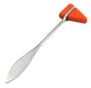 Marteau réflexe en aluminium et caoutchouc argenté certifié CE, garantie de 3 ans, outil de diagnostic neurologique en gros par TARIQ MFG CO - Product Image 3