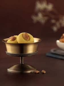 Cuenco Grande de Latón para Frutas con Acabado Pulido Liso, Ideal para Exhibir Frutas, Aperitivos y Dulces Especiales en Casa - Product Image 2