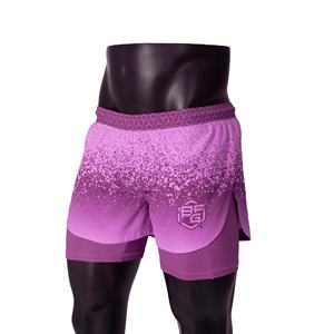 2025 pantalones cortos de entrenamiento MMA para hombre Jymwear Jogging con logotipo personalizado sublimación impresa antiarrugas y decoración de patrones - Product Image 1