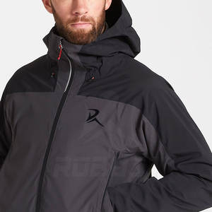 Chaqueta de lluvia cortavientos con cuello levantado impermeable de calle alta de invierno para hombre, de secado rápido y transpirable, a la moda para exteriores - Product Image 3