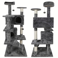 Maison pour chat de voyage et de loisirs, villa pour chat, arbre à chat et griffoir, tour pour chat Alpaca, arbre à chat en bois massif, condo pour chat