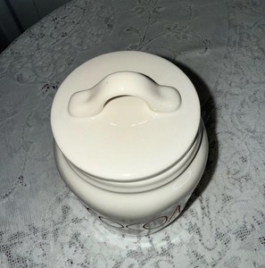 Pot de rangement en céramique pour cacao avec couvercle, récipient hermétique et sûr pour les aliments, organisateur de cuisine durable, rangement élégant pour comptoir - Product Image 2