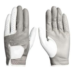 Guantes de golf de calidad superior Hombres Logotipo personalizado Pro Golfers Hombres Zurdo Durable Cabretta Guante de golf de cuero para la venta - Product Image 1