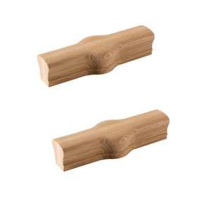 Tapa tándem moderna, accesorio de pasamanos de madera de álamo Natural ecológico para cualquier escalera con parte de escalera de goma - Product Image 2