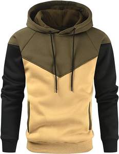 Sweat à capuche vierge personnalisé pour hommes avec poche plate en coton épais sweats unisexes vêtements logo personnalisé surdimensionné épais sweats à capuche pour hommes - Product Image 1