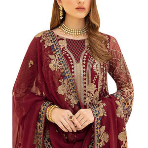 2025 femmes mode décontracté couleur unie tenue de soirée robe à manches longues avec col rond soie matériel - Product Image 2