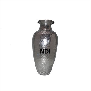 แจกันดอกไม้อลูมิเนียมสำหรับตกแต่งบ้านและโรงแรมแจกันอะลูมิเนียมขัดเงาออกแบบได้ตามต้องการ - Product Image 1