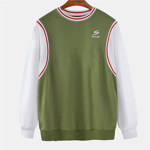 Soft 100% Cotton Men's Winter <b>Sweatshirt</b>-Fleece Fabric Eco-Friendly Breathable Quick Dry Lightweight Durable Solid Casual Style - Product Image 1