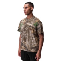 T-shirt en tricot surdimensionné à col rond pour homme, écologique, en coton et polyester, respirant, à séchage rapide, manches courtes, décontracté