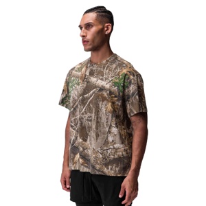 T-shirt surdimensionné pour hommes coupe ample Streetwear en coton et polyester à séchage rapide imprimé par sublimation T-shirt tendance décontracté à manches courtes - Product Image 1