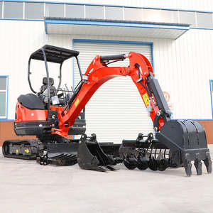 Miniexcavadora Económica de 1 Tonelada con Certificación CE en Venta, Excavadora Hidráulica de Orugas Duradera, Excavadora Compacta Pequeña para Agricultura y Proyectos - Product Image 5